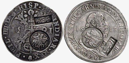 Ефимок с признаком, 1655 год